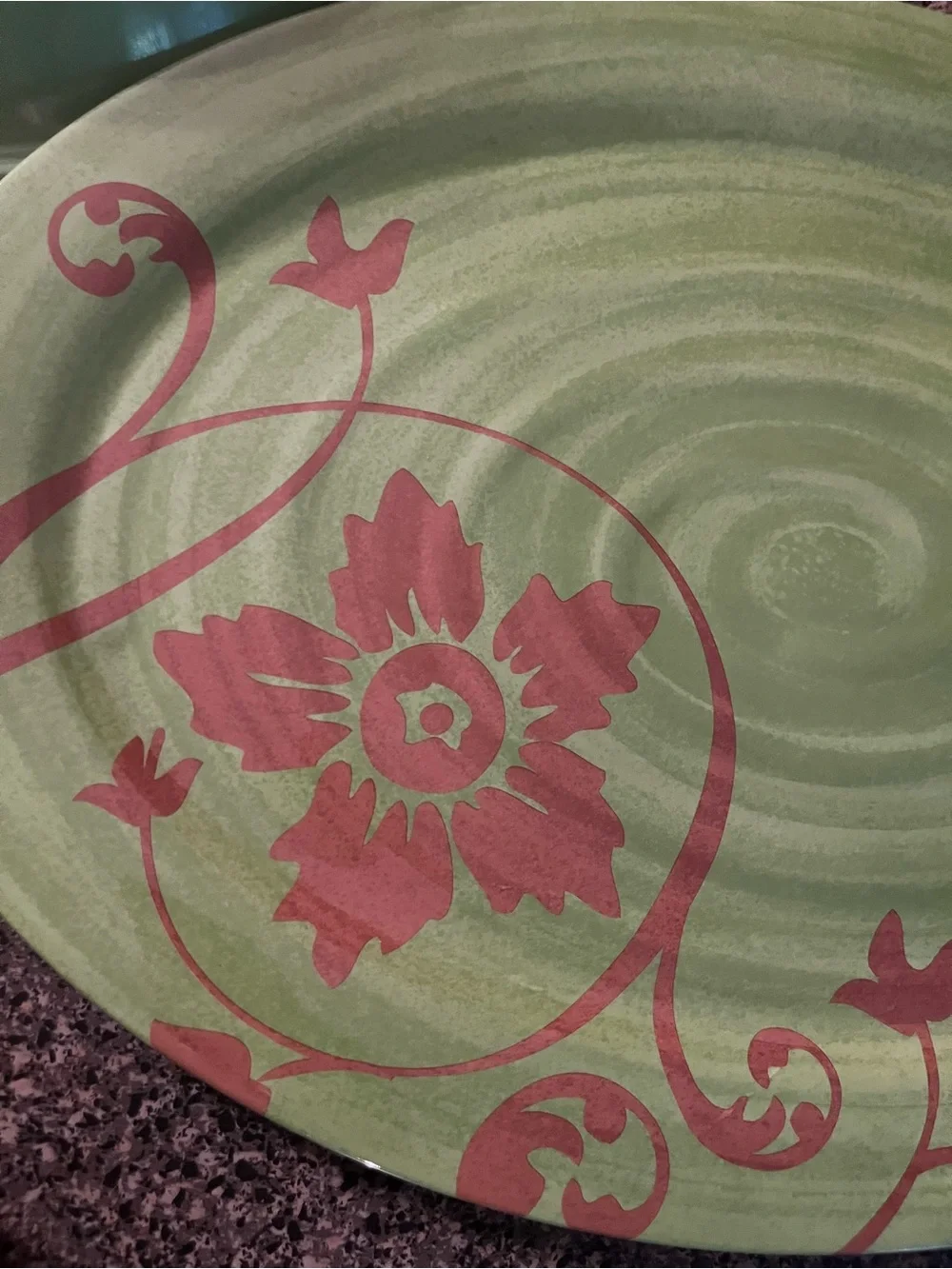 Tar Hong Direct Floral Melamine 12 Piece Dinnerware Set!